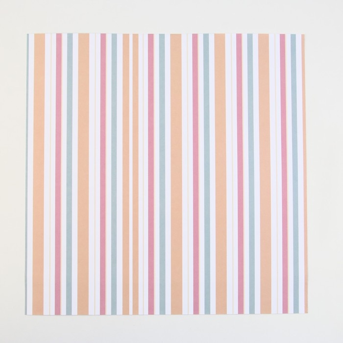 Набор бумаги для скрапбукинга &laquo;Яркая геометрия&raquo;, 12 листов, 30.5 х 30.5 см, 180 г/м&sup2;