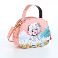 Сумка детская для девочки на молнии «Выбражулька», цвет коралловый Сумка детская для девочки на молнии «Выбражулька», цвет коралловый