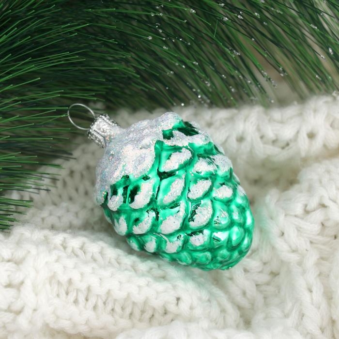 Ёлочная игрушка &laquo;Шишка кедровая&raquo;-2, h=5.2 см, МИКС