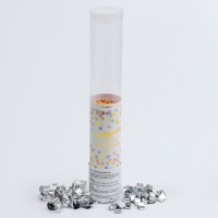 Хлопушка пневматическая &laquo;Яркий взрыв эмоций&raquo;, 30 см, цвет серебряный