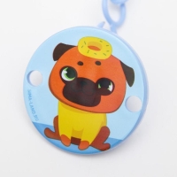 Держатель для соски - пустышки &laquo;ТРЕНД. Собачки&raquo;, на цепочке, виды МИКС