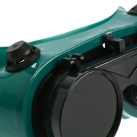 Очки защитные ТУНДРА, круглые, с затемненными стеклами