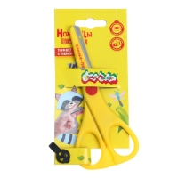 Ножницы детские 13,5 см, "Каляка-Маляка", безопасные, металлические лезвия, пластиковые ручки Ножницы детские 13,5 см, "Каляка-Маляка", безопасные, металлические лезвия, пластиковые ручки