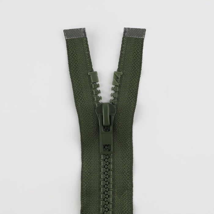 Молния &laquo;Трактор&raquo;, №8, разъёмная, замок автомат, 100 см, цвет хаки