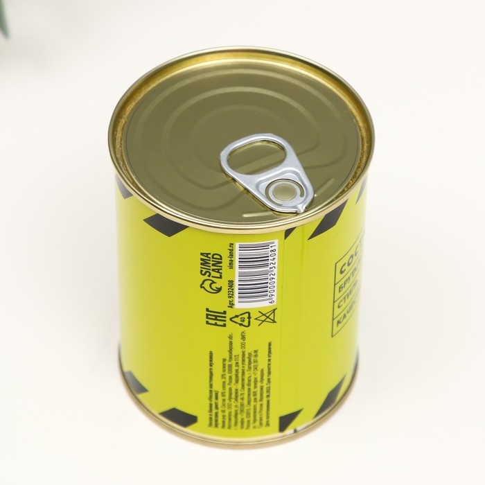 Носки в банке Носки в банке "Носки настоящего мужика" (внутри носки мужские, цвет чёрный)