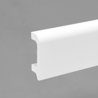 Плинтус напольный под покраску с увеличенным расстоянием от стены 1 UHD 38/80W 2000х80 мм Плинтус напольный под покраску с увеличенным расстоянием от стены 1 UHD 38/80W 2000х80 мм