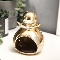 Подсвечник керамика на 1 свечу "Филин с совёнком на голове" МИКС 12,5х8,5х8 см