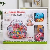 Развивающий коврик с дугами &laquo;Совушка&raquo;, бортик, 77х76 см.