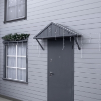 Гирлянда «Бахрома» 6 × 0.7 м, IP44, УМС, белая нить, 120 LED, свечение белое, 220 В Гирлянда «Бахрома» 6 × 0.7 м, IP44, УМС, белая нить, 120 LED, свечение белое, 220 В