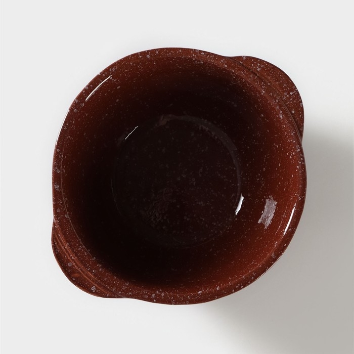 Бульонница &laquo;Мрамор коричневый&raquo;, 500 мл, d=14 см