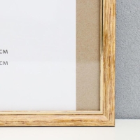 Фоторамка пластик 35х50 см, бежевый (пластиковый экран)