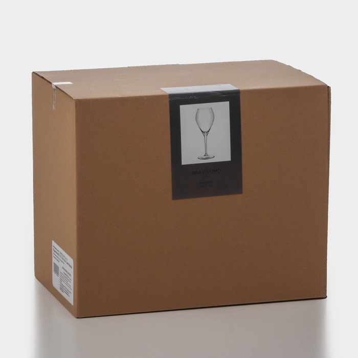 Набор стеклянных бокалов для вина «Брависсимо», 420 мл, 6 шт Набор стеклянных бокалов для вина «Брависсимо», 420 мл, 6 шт