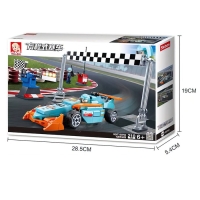 Конструктор гоночная машина &laquo;Болид&raquo; Sluban Автогонки, 210 деталей, 6+