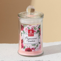 Свеча в банке &laquo;Радостных улыбок&raquo;, аромат цветочный