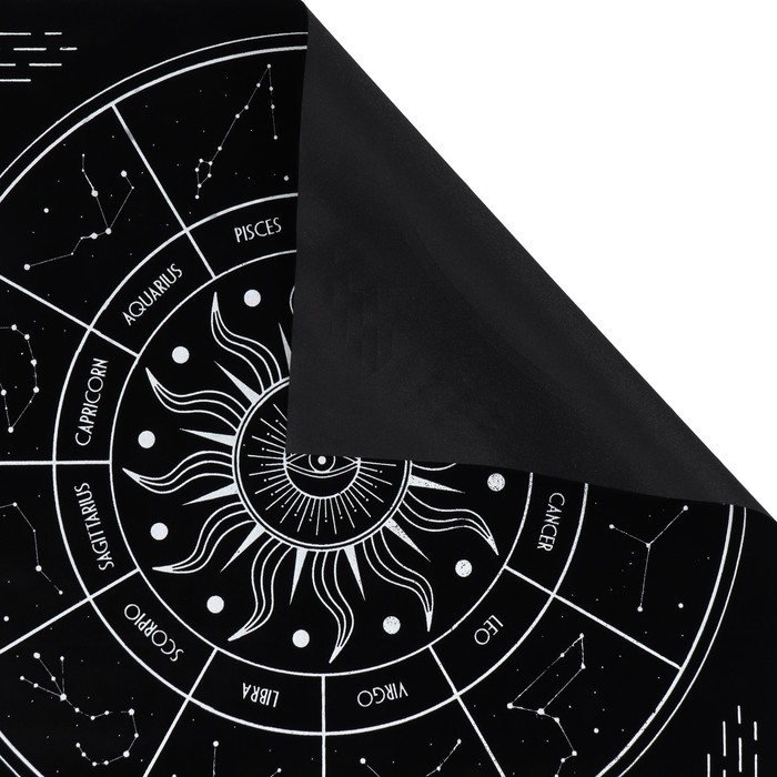 Скатерть для гадания бархатная &laquo;Звездный путь&raquo;, 50х50 см, 16+