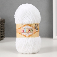 Пряжа "Softy" 100% микрополиэстер 115м/50гр (55 белый)