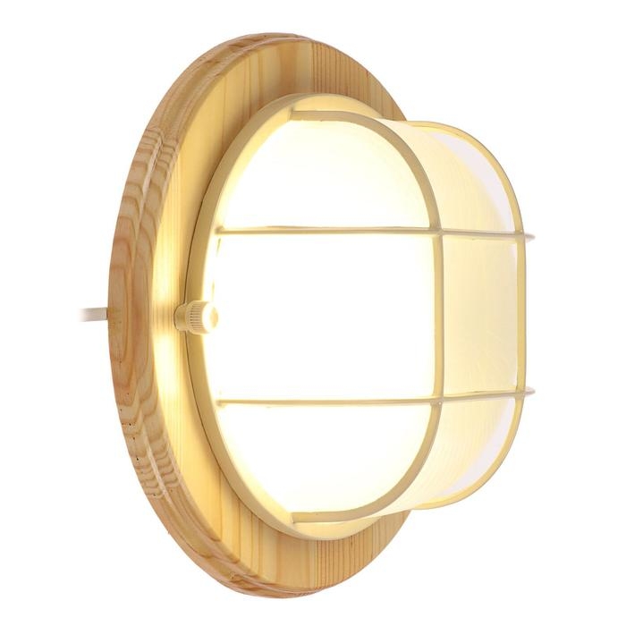 Светильник НБО 03-60-012 УХЛ3, 60 Вт, Е27, 220 В, IP54, до +130°, с реш., цвет клён Светильник НБО 03-60-012 УХЛ3, 60 Вт, Е27, 220 В, IP54, до +130°, с реш., цвет клён