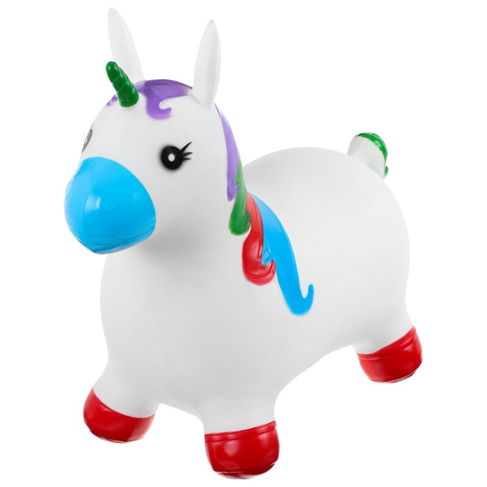 Попрыгун ZABIAKA «Единорог», h=50 cм, 1300 г, цвет МИКС Попрыгун ZABIAKA «Единорог», h=50 cм, 1300 г, цвет МИКС