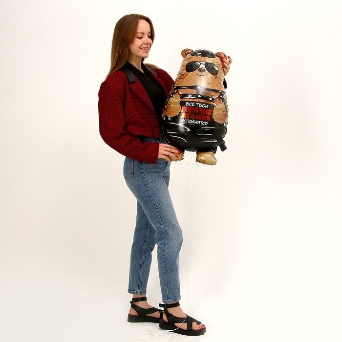 Воздушный шар фольгированный 30 Воздушный шар фольгированный 30" «Горячие желания», набор 3 шт.