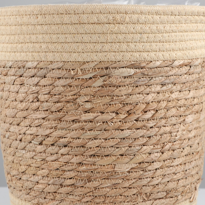 Набор корзин из  шт, D33xH30 см, D28xH27 см, D23 xH19 см, рогоз