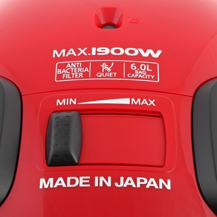 Пылесос PANASONIC MC-CJ911R, мешок, 1900 Вт, 6 л, красный Пылесос PANASONIC MC-CJ911R, мешок, 1900 Вт, 6 л, красный