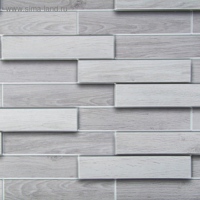 Панель ПВХ Паркет Дуб беленый 980*480