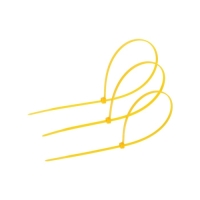 Хомут нейлоновый для стяжки, ТУНДРА, 3.6&times;300 мм, желтый, 100 шт.