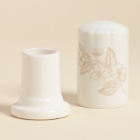 Подставка для зубочисток SL Home «Аманде» 4,2х7,5 см, фарфор, белая Подставка для зубочисток SL Home «Аманде» 4,2х7,5 см, фарфор, белая