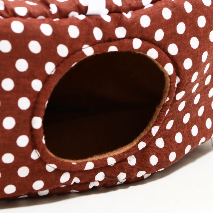 Домик Домик "Уголок" для грызунов 19*28,5*12 см, бязь флис, поролон