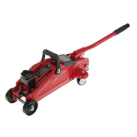 Домкрат гидравлический Sparta, 2 т, подкатной, в кейсе, подъем на 140&ndash;285 мм