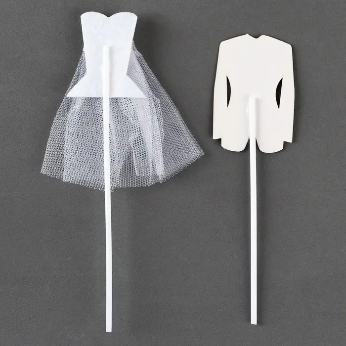 Топпер для торта &laquo;Свадьба&raquo;, 2 шт.