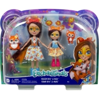 Игровой набор &laquo;Энчантималс. Сестрички Фелисити и Феана Лис с питомцами&raquo;
