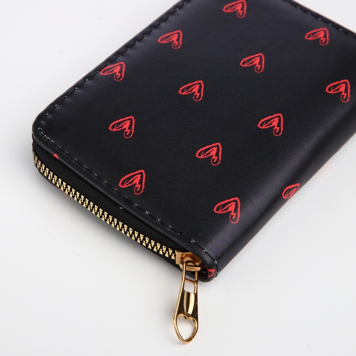 Кошелёк детский на молнии «Выбражулька», цвет чёрный Кошелёк детский на молнии «Выбражулька», цвет чёрный