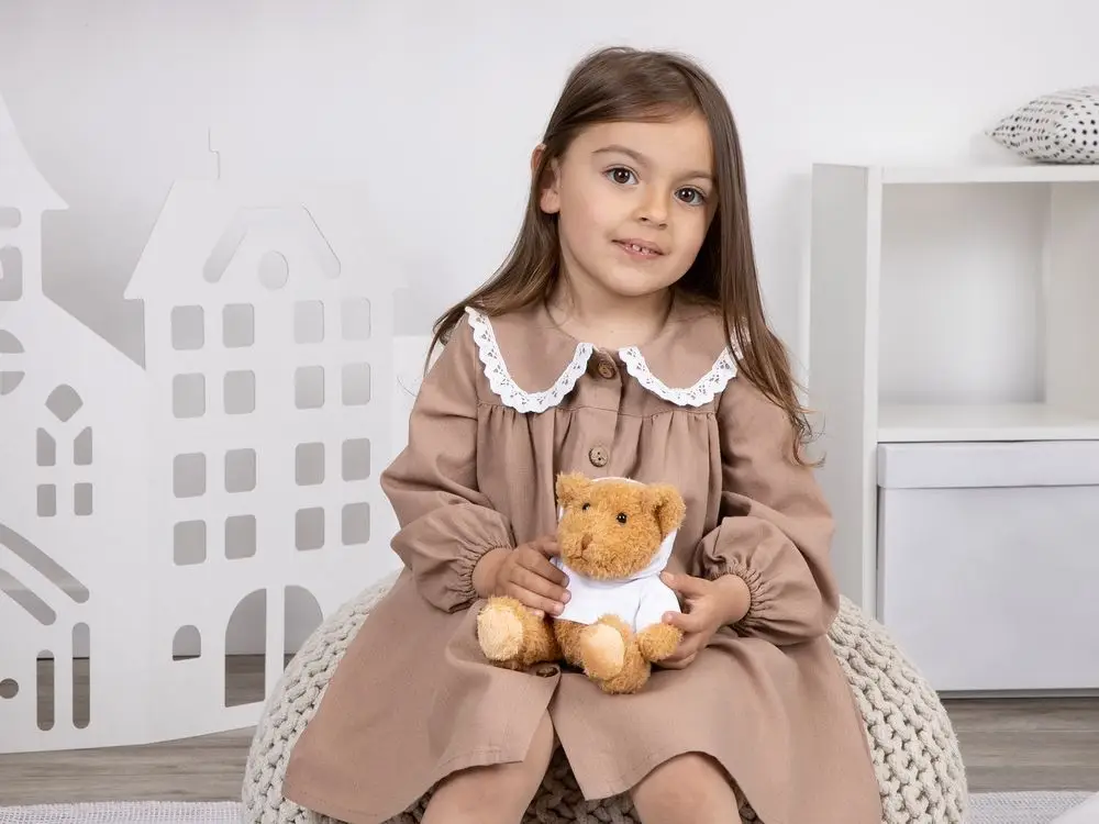 Мягкая игрушка &laquo;Мишка Cuddleton&raquo; в белом худи