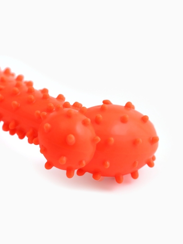 Игрушка жевательная суперпрочная Игрушка жевательная суперпрочная "Любимое лакомство", 11 см, оранжевая