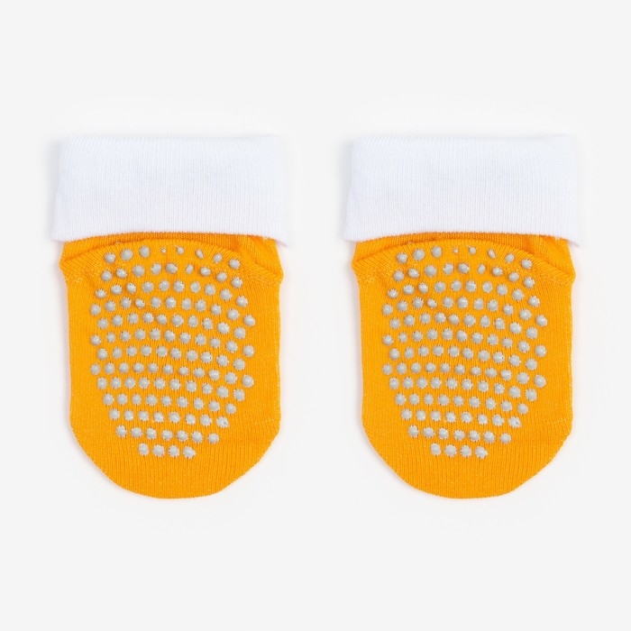 Носки детские с подворотом Крошка Я &laquo;Лиса&raquo;, размер 12-14 см