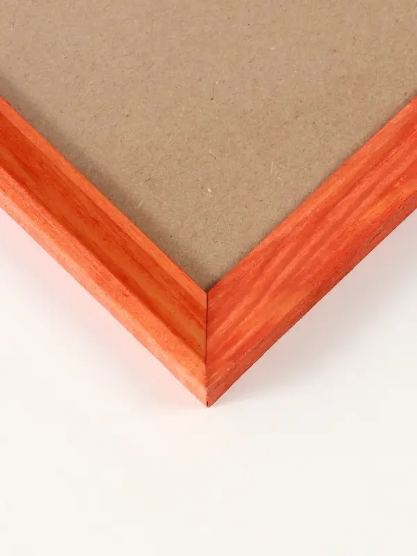 Фоторамка дерево 40х60 см, махагон №2 (пластиковый экран)