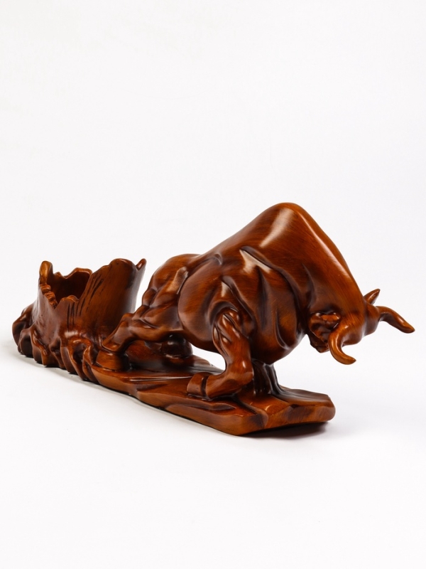 Подставка для бутылки "Бык" под дерево, 49.11.22см