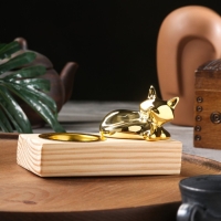 Подставка для благовоний порошковых и конусов "Кошечка", дерево, 8х13,5х6,5 см Подставка для благовоний порошковых и конусов "Кошечка", дерево, 8х13,5х6,5 см