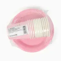 МП Набор бумажной посуды  "С Днём рождения" универсальный для девочки, девушки, 12 персон