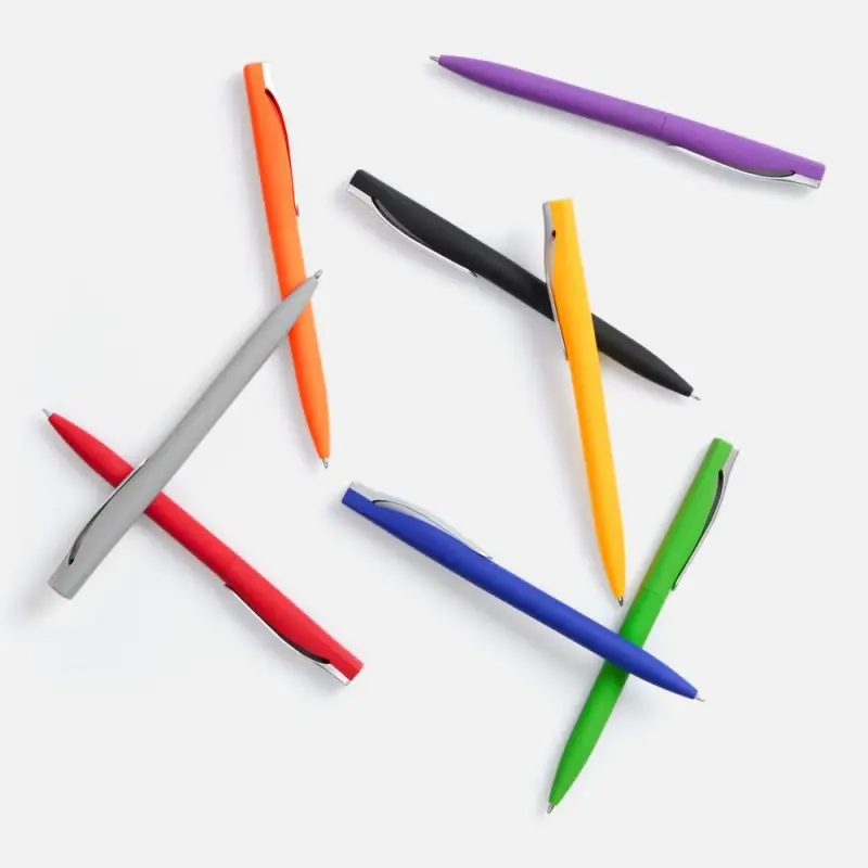 Ручка шариковая Pin Soft Touch, ver. 2, синяя