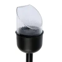 Садовый светильник на солнечной батарее &laquo;Цилиндр скошенный&raquo;, 7 &times; 36 &times; 7 см, 1 LED, свечение белое