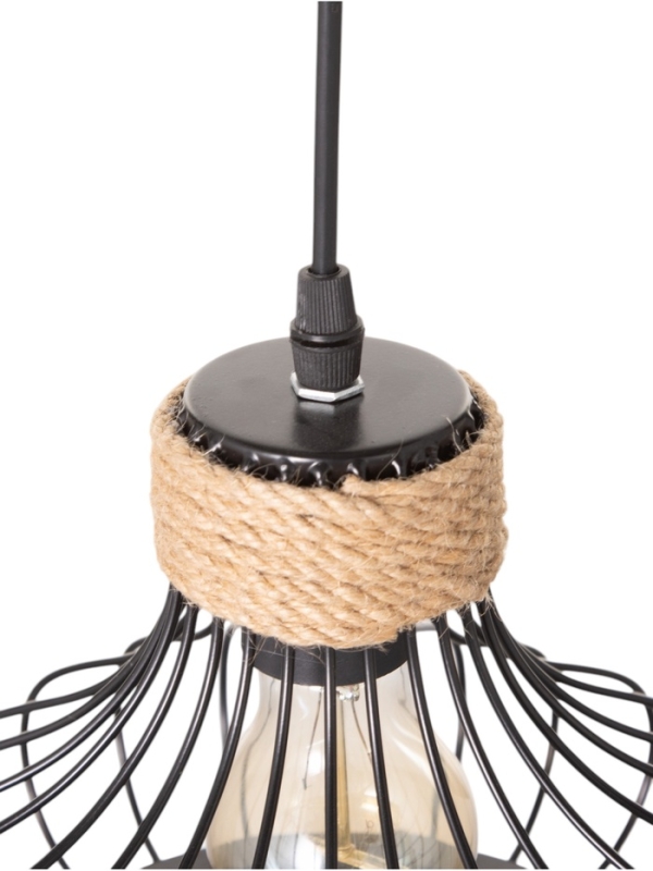 Светильник "Фон" 1х40Вт Е27 черный 23х23х18см