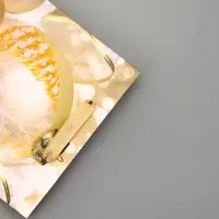 Пакет подарочный ламинированный "Золотые Новогодние игрушки", 18 х 23 х 10 см