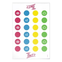 Подвижная игра &laquo;Твист-р Дисней&raquo; напольная  с фантами,  6+