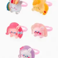 Кольцо &laquo;Выбражулька&raquo; зайчик, форма МИКС, цветное, безразмерное