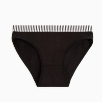 Трусы женские слипы, цвет черный, р-р 44-46