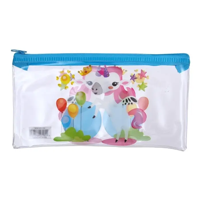 Пенал на молнии "Единорожки", МИКС