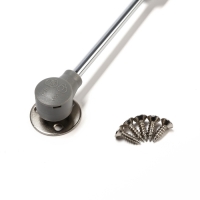 Газлифт 100N CAPPIO, доводчик, бесшумное открывание/закрывание, серый, 2 шт. Газлифт 100N CAPPIO, доводчик, бесшумное открывание/закрывание, серый, 2 шт.