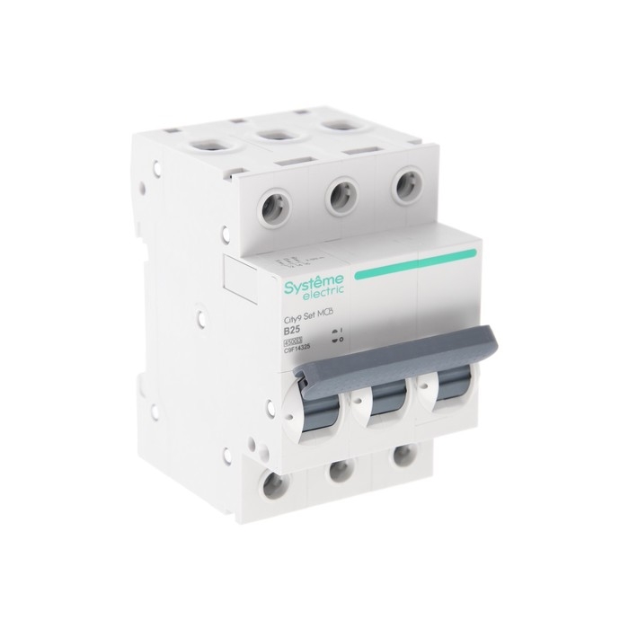 Автоматический выключатель SE City9 Set, B, 25 А, 3P, 4.5 kA, 400 В